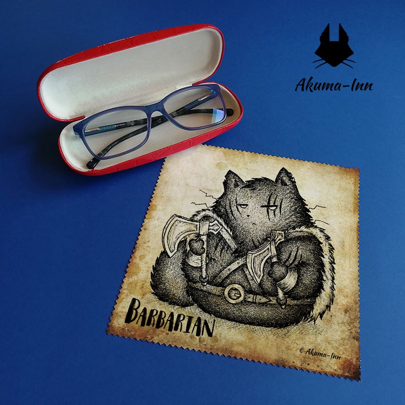 Lens cleaning cloth RPG Barbarian