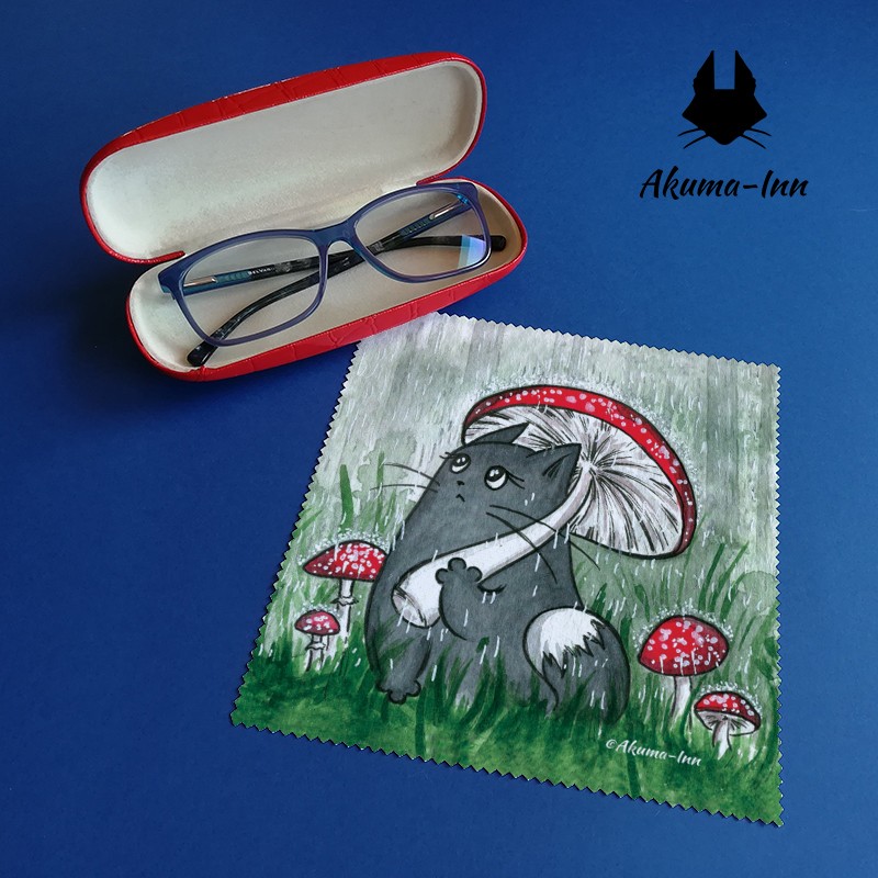 Lens cleaning cloth Eida - Mushroom