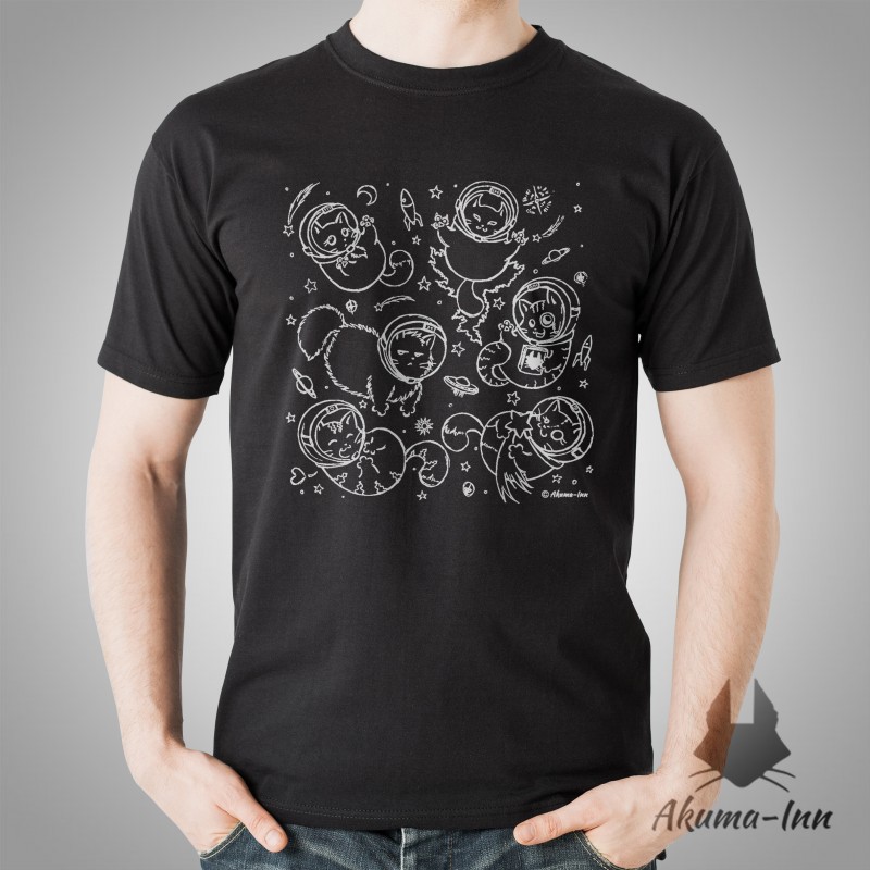 T-Shirt Space Cats