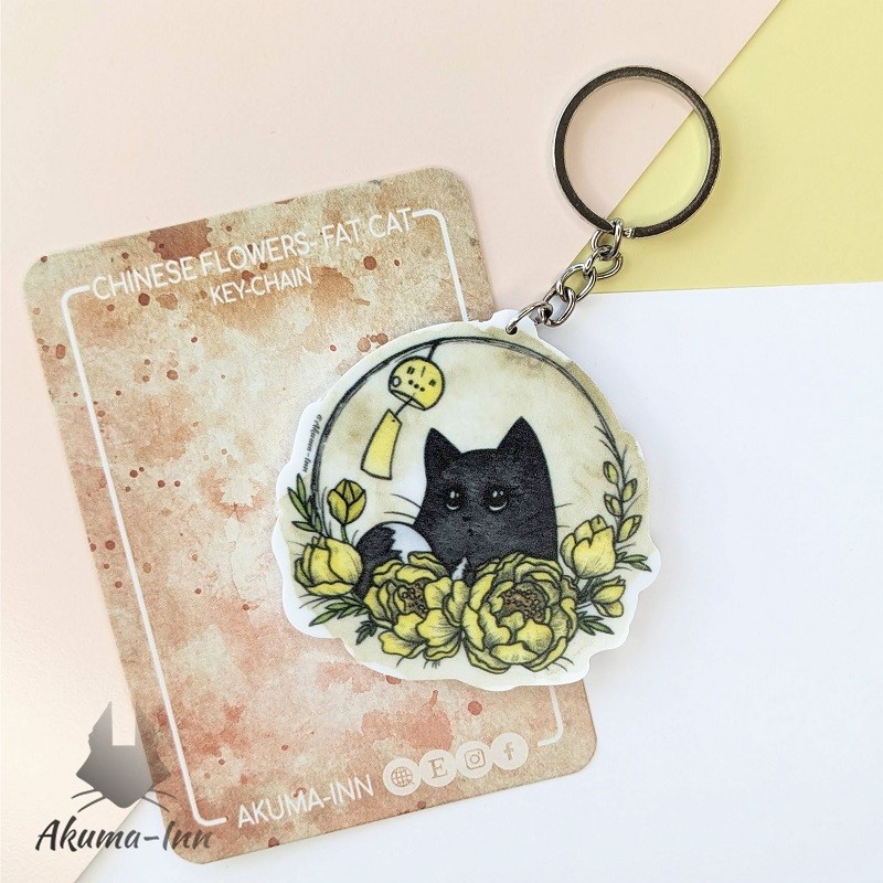 Keychain Chinese flowers Eida