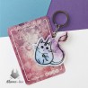 Keychain Caticorn purple