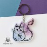 Keychain Caticorn purple