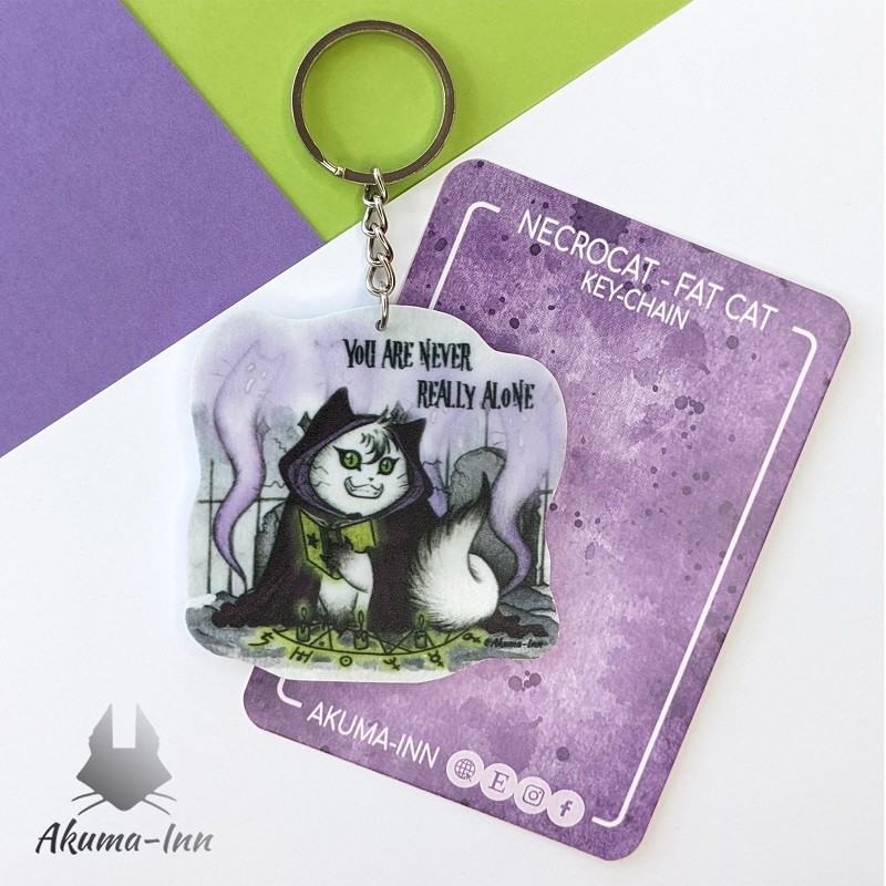 Keychain NecroCat