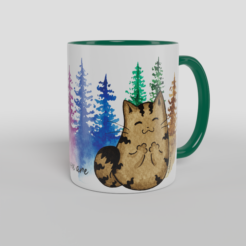 Kubek Oditz tęczowy las