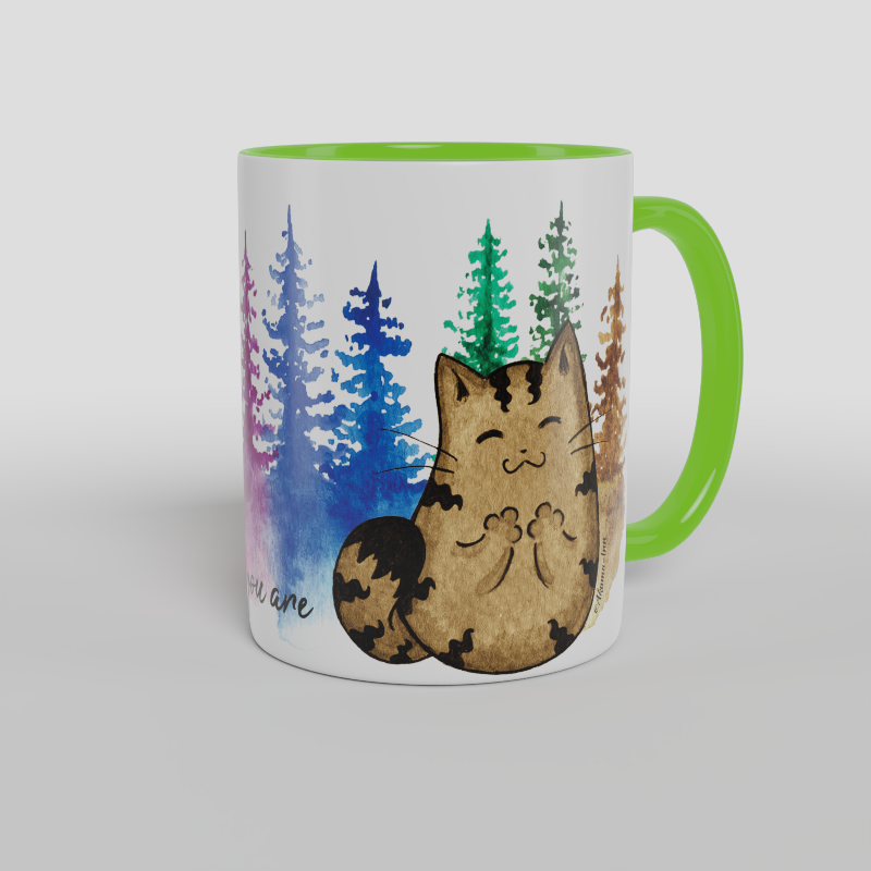 Kubek Oditz tęczowy las