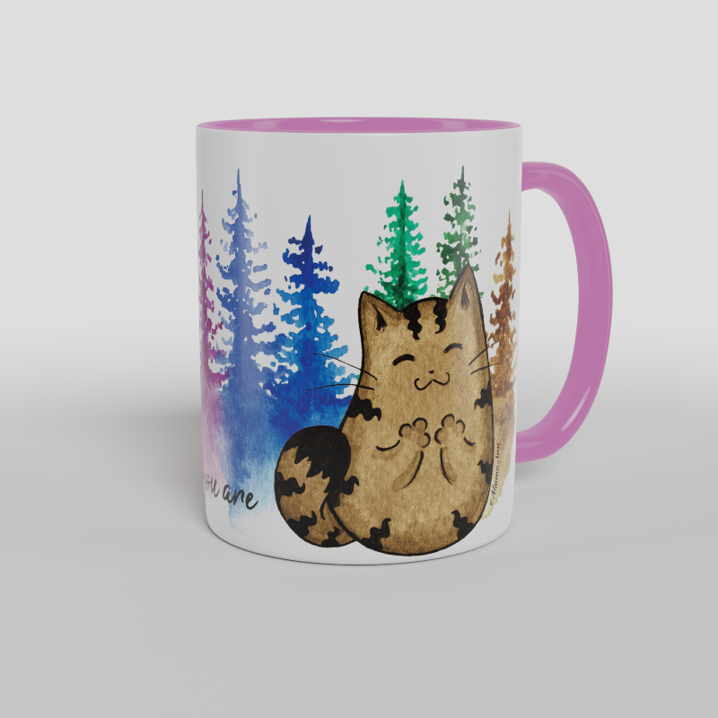 Kubek Oditz tęczowy las