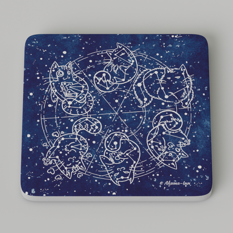 Coaster Starry Cats