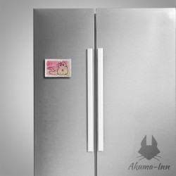 Magnes Kotorożek różowo-żółty