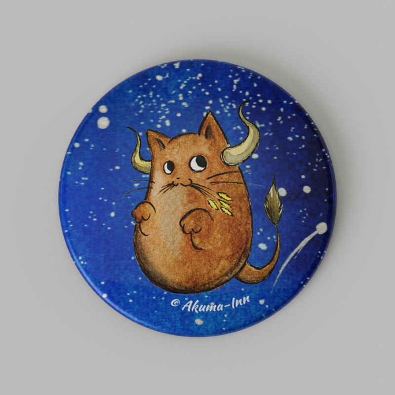 Button Zodiac Taurus