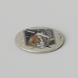 Button Attack on Titan Levi
