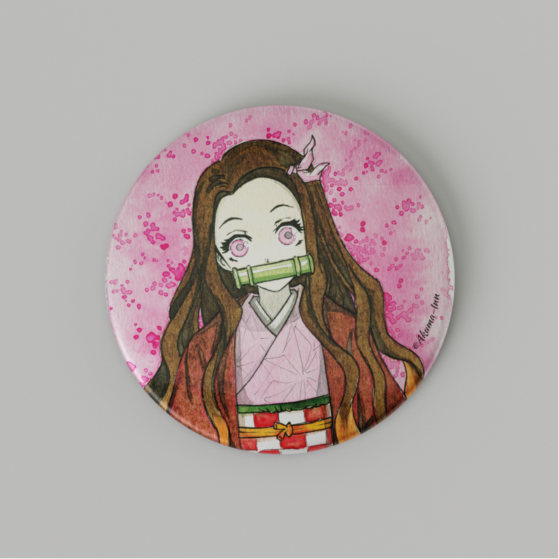 Button Demon Slayer Nezuko