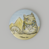 Button Creepy Mummy