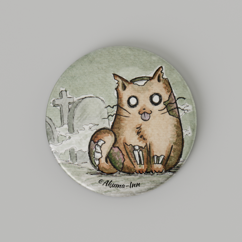 Button Creepy Zombie