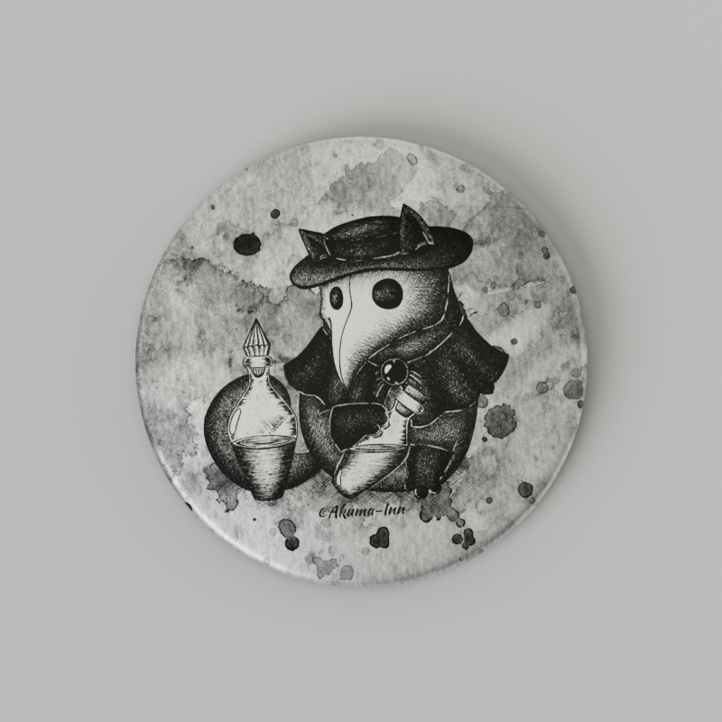 Button Plague Doctor