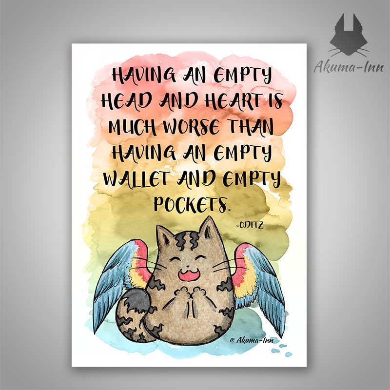 Postcard Bird Oditz