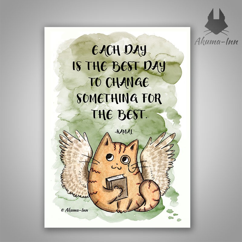 Pocztówka Skrzydlate Kamal