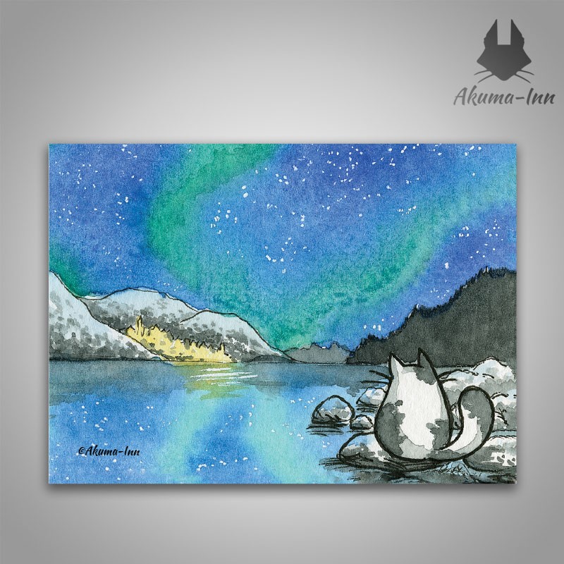 Postcard Landscapes The Northern Lights