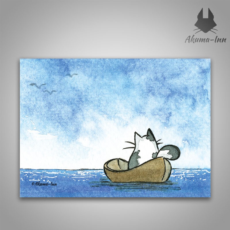 Postcard Landscape The Sea