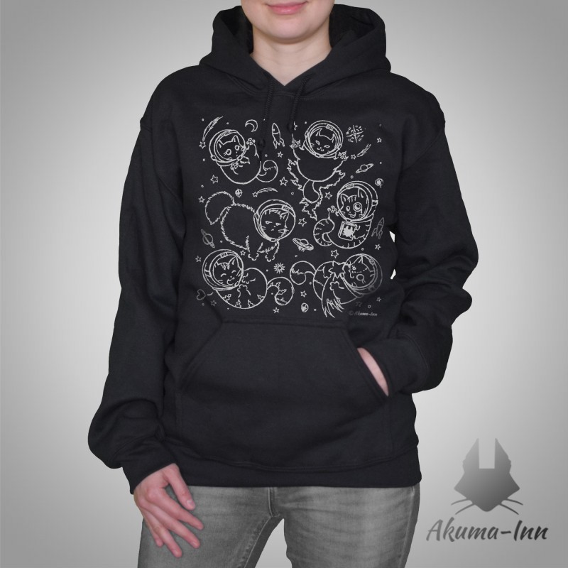 Hoodie Space Cats