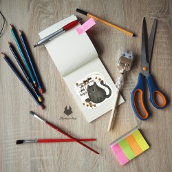 Sticker Espresso - Drinking Coffee