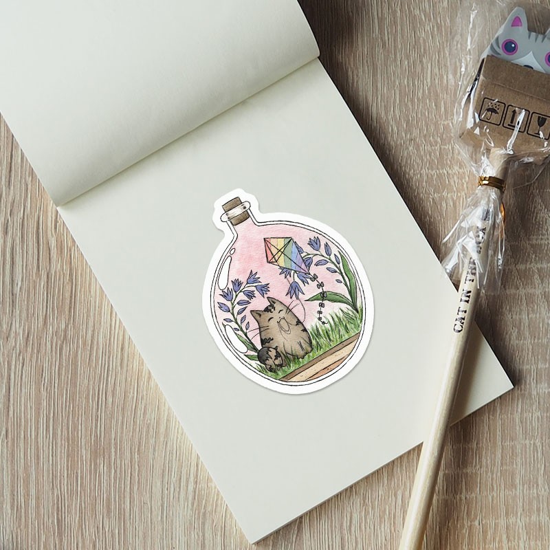 Naklejka Butelka Oditz