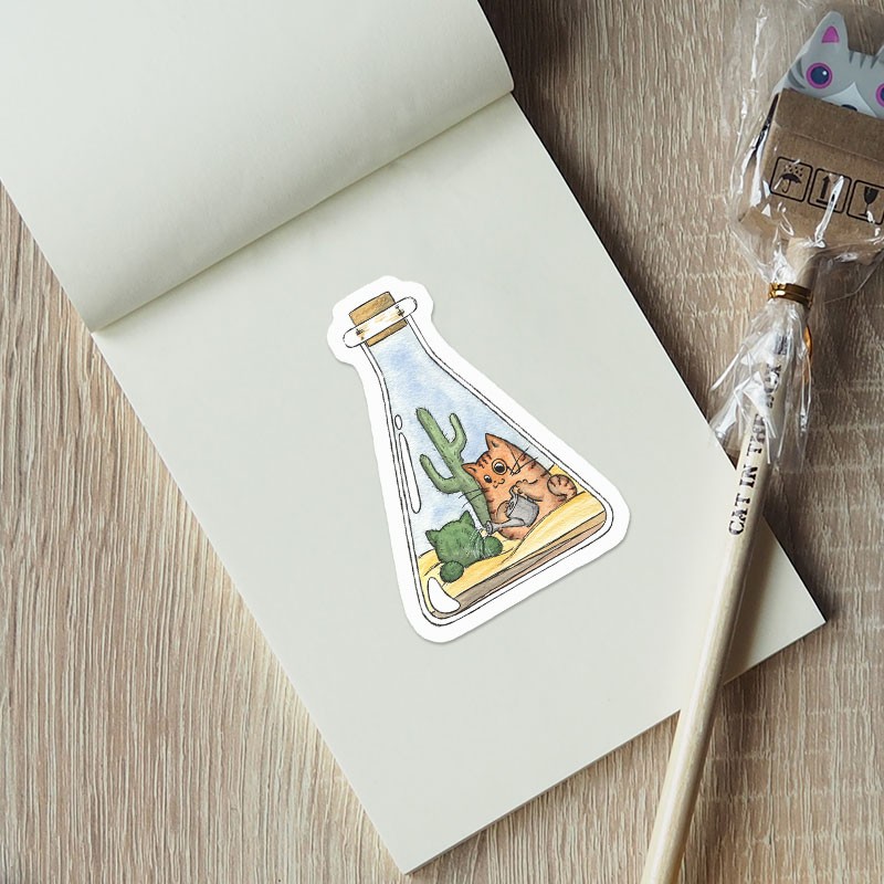 Sticker Bottled Kamal