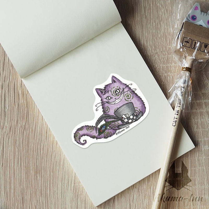 Sticker Creepy Cheshire