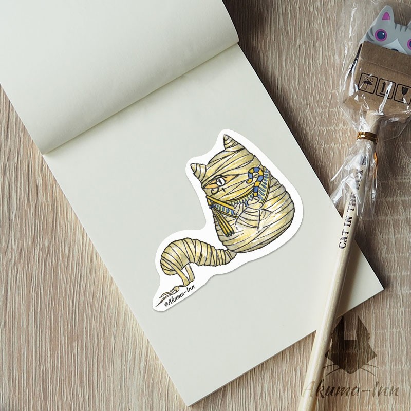 Sticker Creepy Mummy