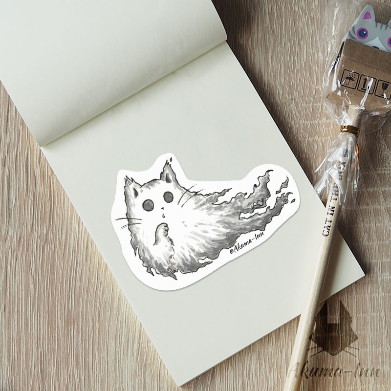 Naklejka Creepy Duch