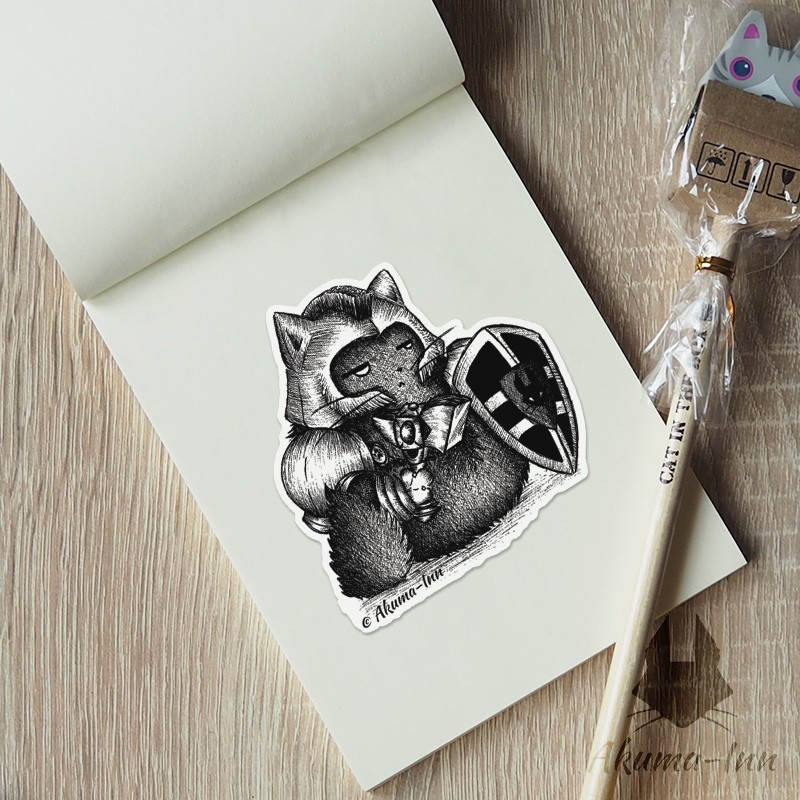 Sticker RPG Warrior
