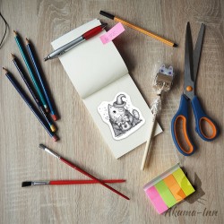 Sticker RPG Wizard