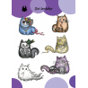 Sticker Set Creepy Cats
