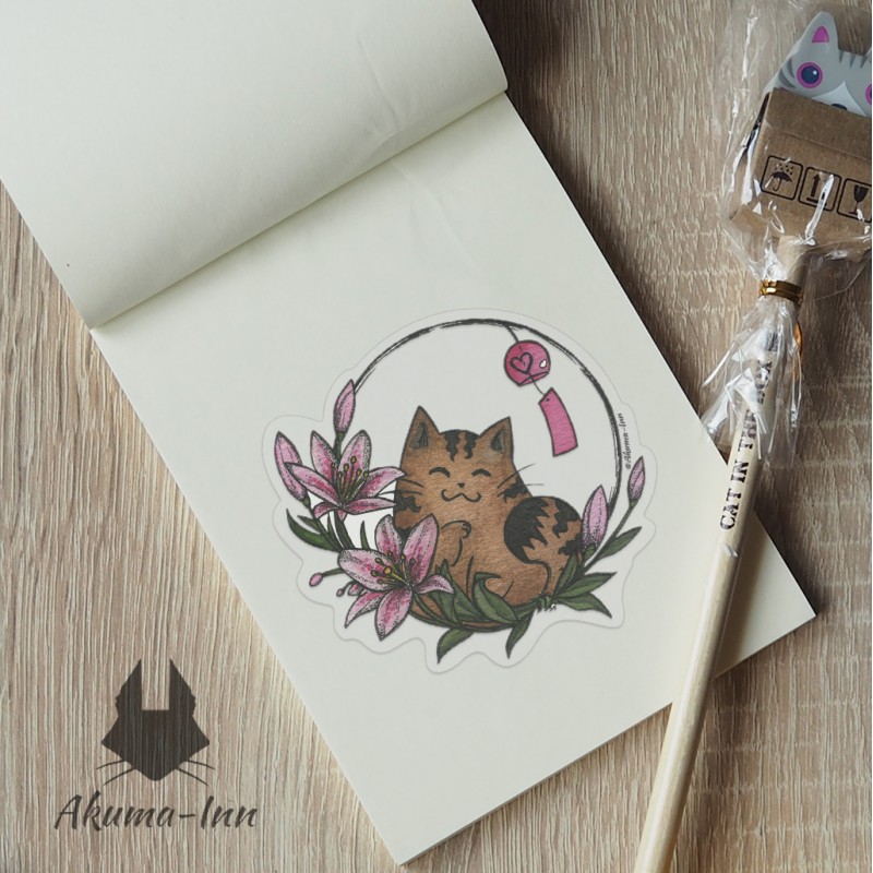 Naklejka Chińskie kwiaty Oditz