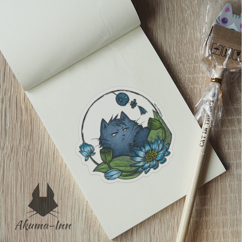 Sticker Chinese flowers Sognedal