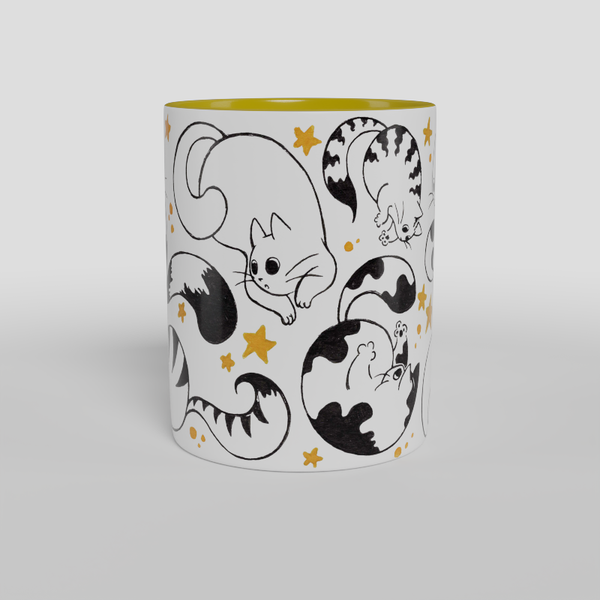 Kubek Black and White - Stars
