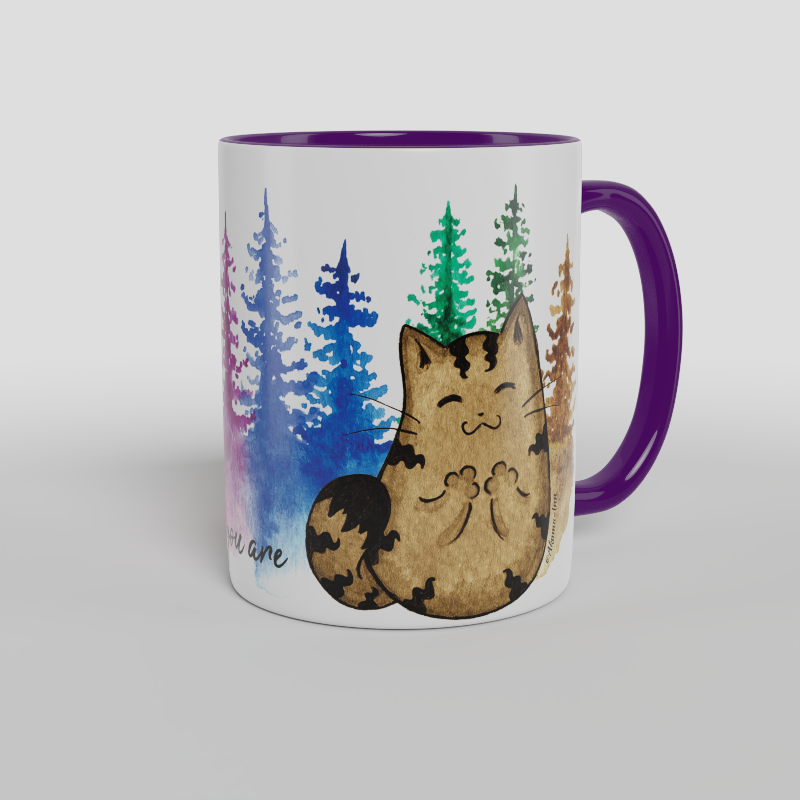 Mug Oditz Rainbow Forest
