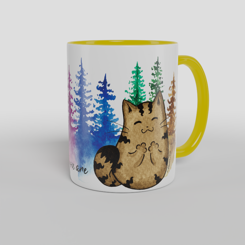 Mug Oditz Rainbow Forest