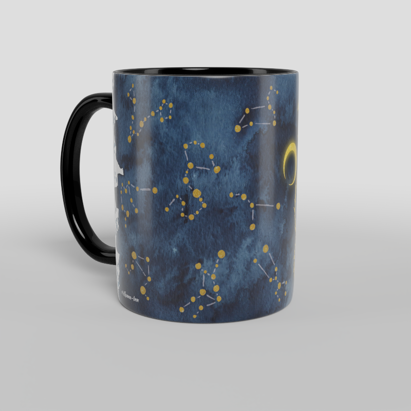 Mug Moon Constellations