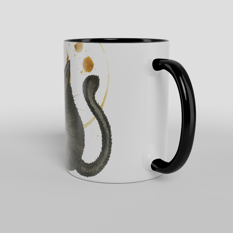 Kubek Espresso - Drinking coffee