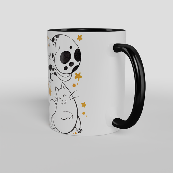 Kubek Black and White - Stars