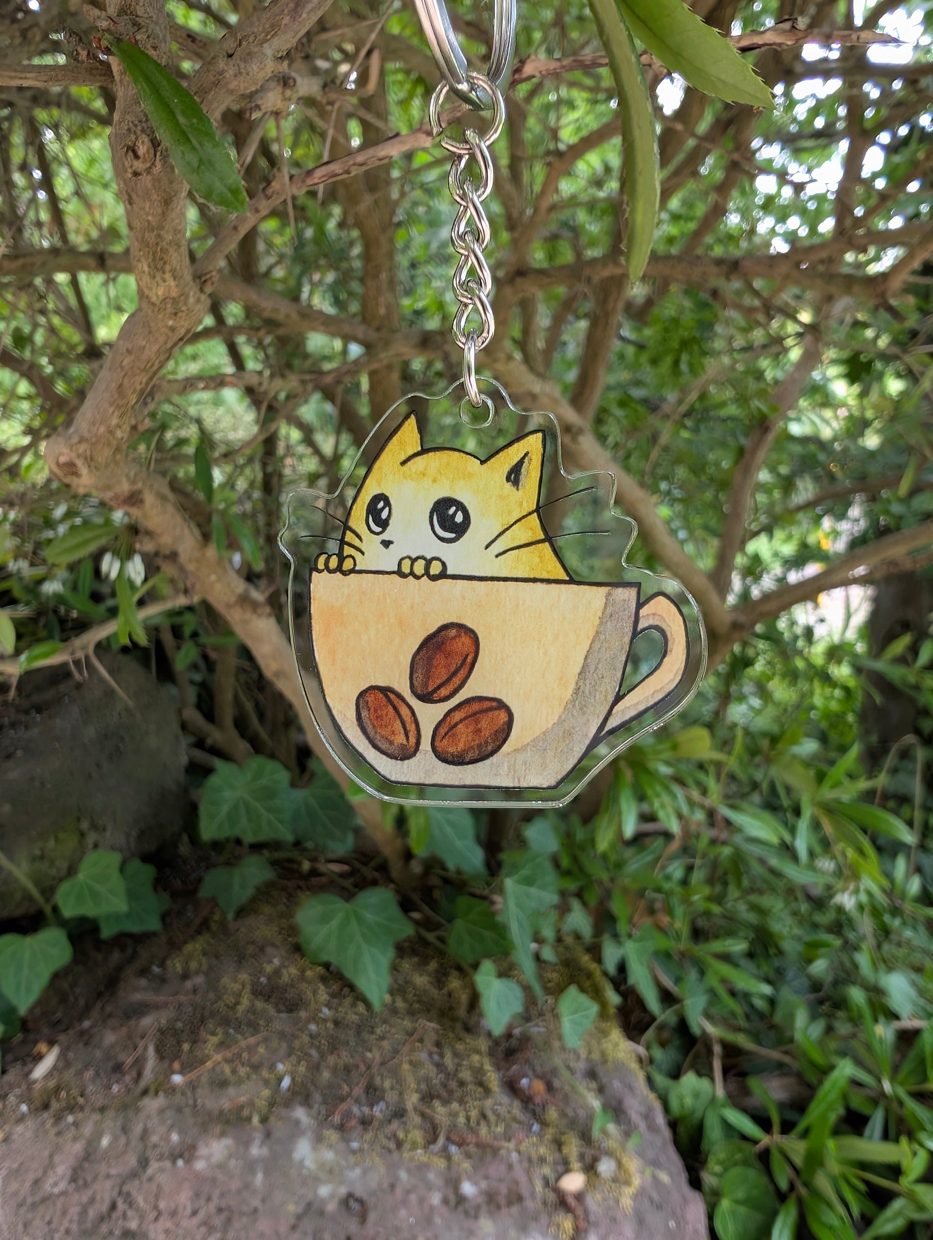 Smyczka z brelokiem - Coffee