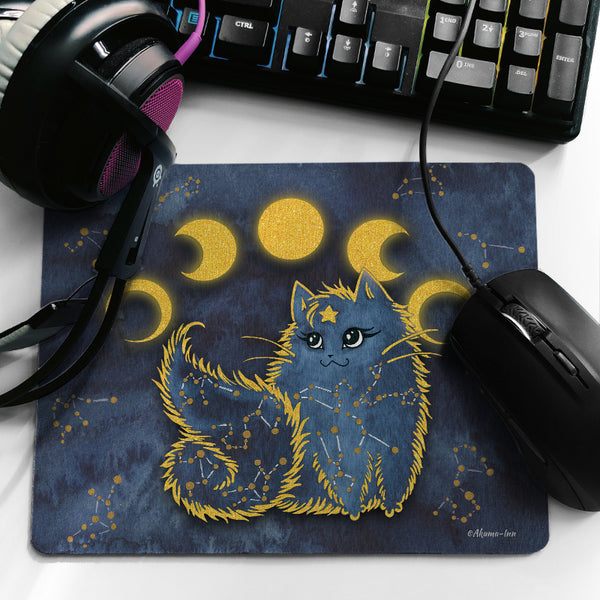 Mouse Pad Moon Constellations