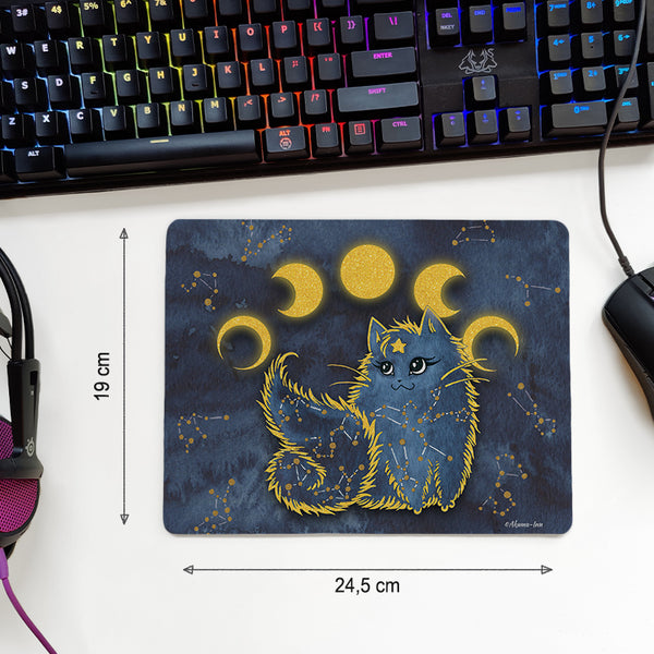 Mouse Pad Moon Constellations