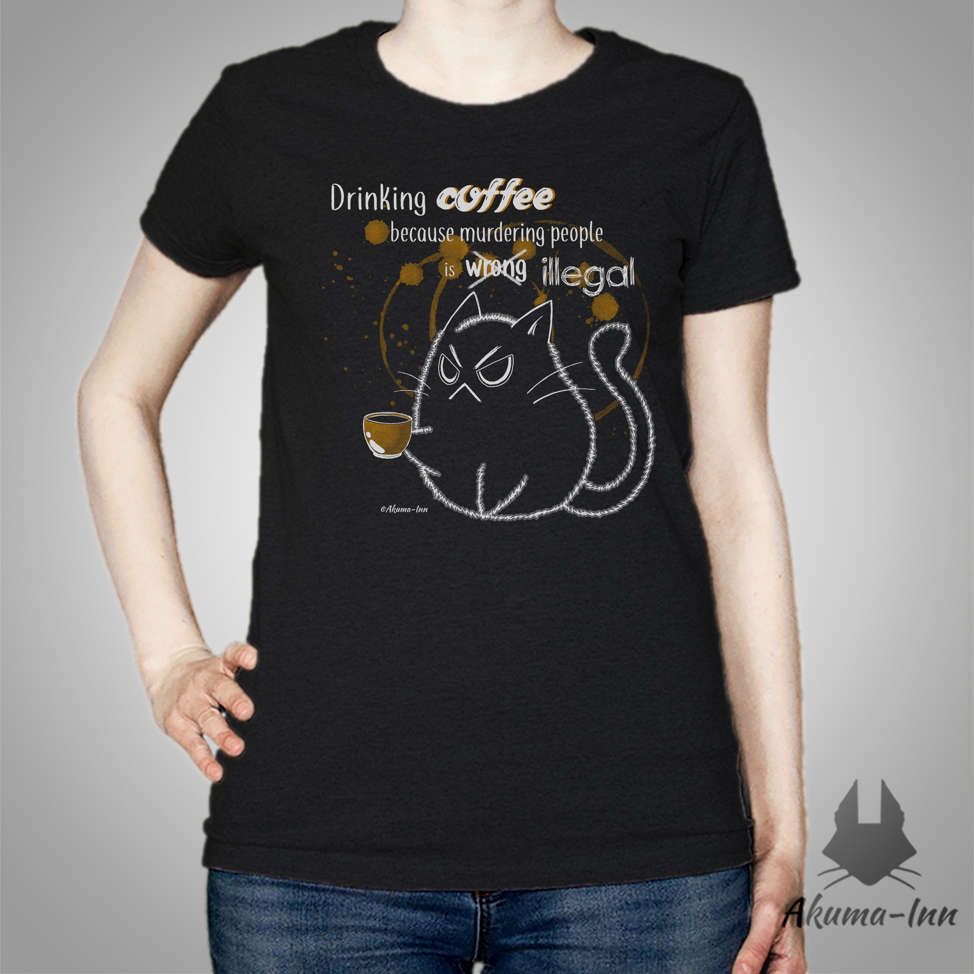 Koszulka Espresso - Drinking coffee