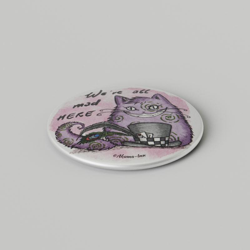 Creepy Cheshire Pin