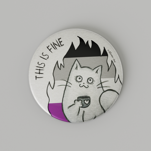 Przypinka LGBTQ+ Asexual