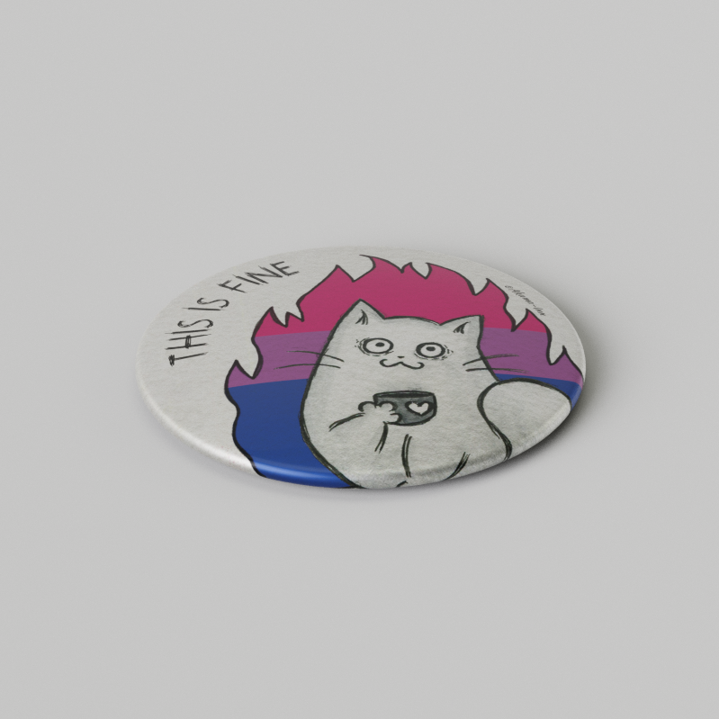 Przypinka LGBTQ+ Bisexual