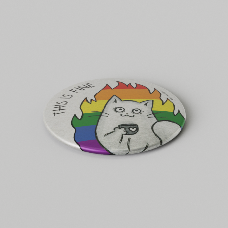 Przypinka LGBTQ+ Rainbow