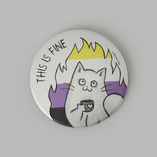 Przypinka LGBTQ+ Non-Binary