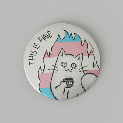 Przypinka LGBTQ+ Trans